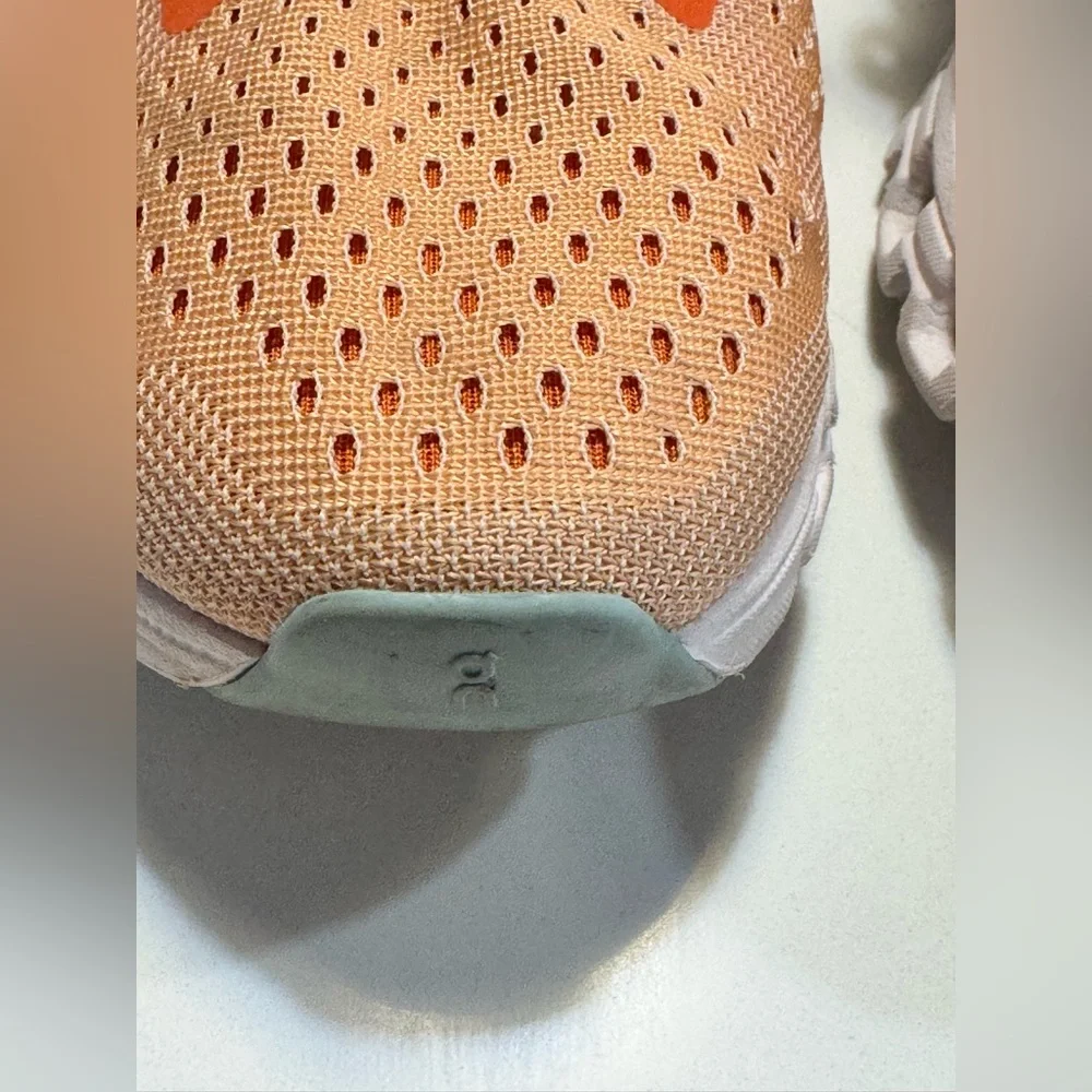 On Cloudswift Shoes Womens Size 8.5 Orange White Helion CloudTec Road Running - Picture 6 of 10